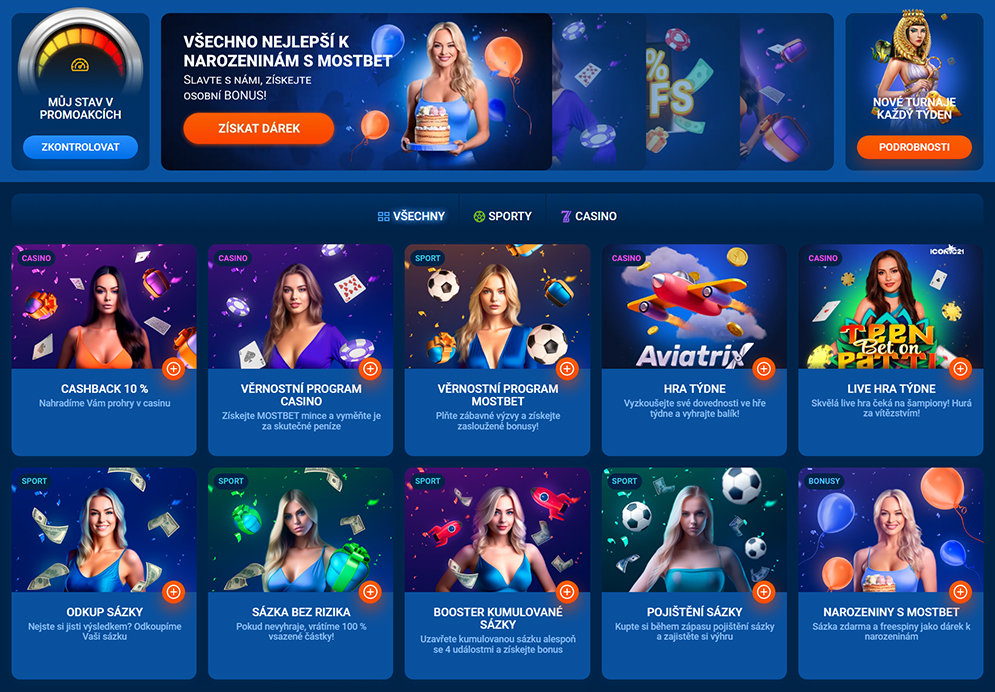 Mostbet bonus